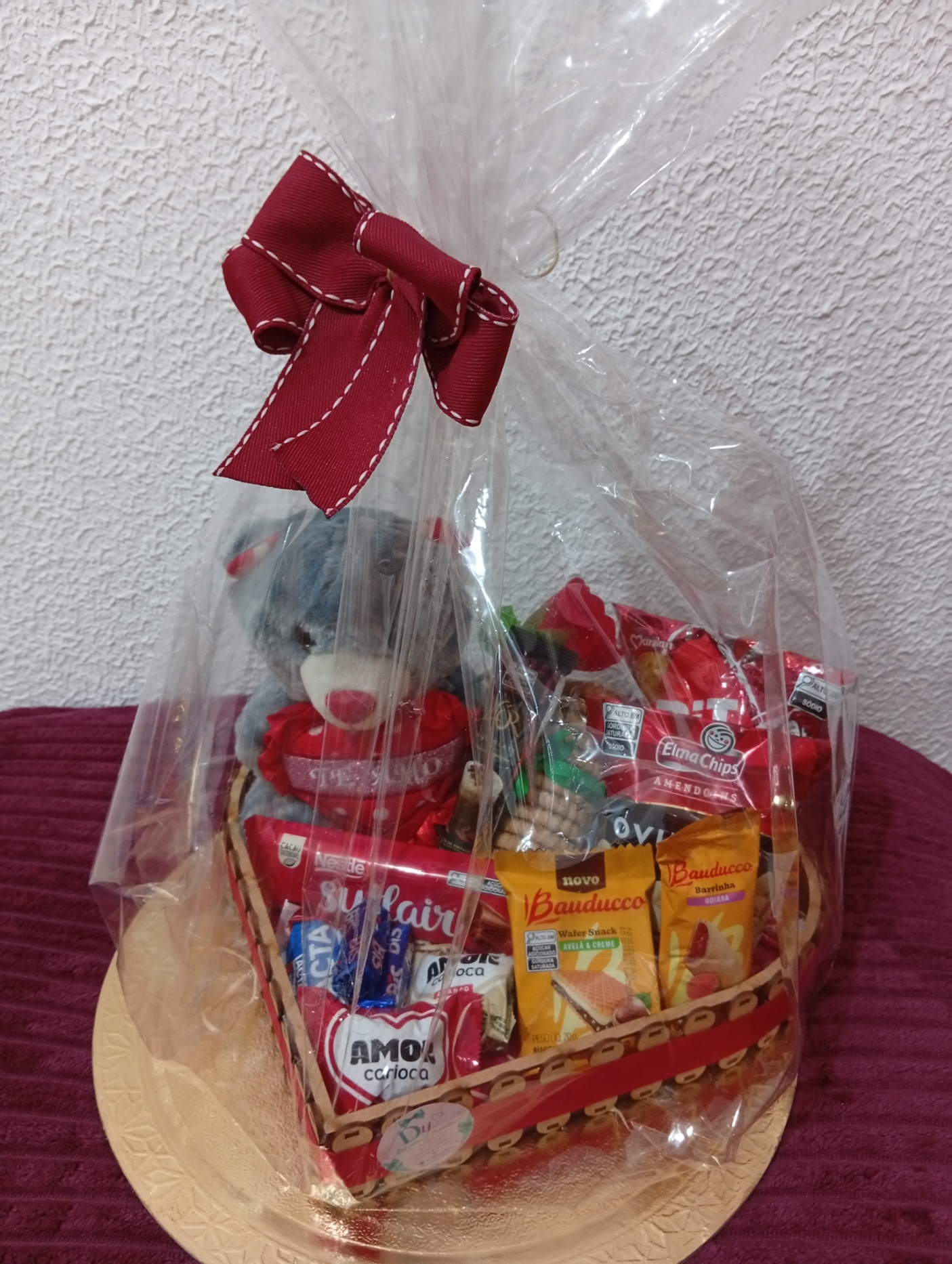 cesta encanto prateado
